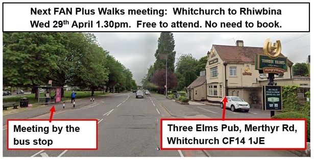 Whitchurch to Rhiwbina meeting point