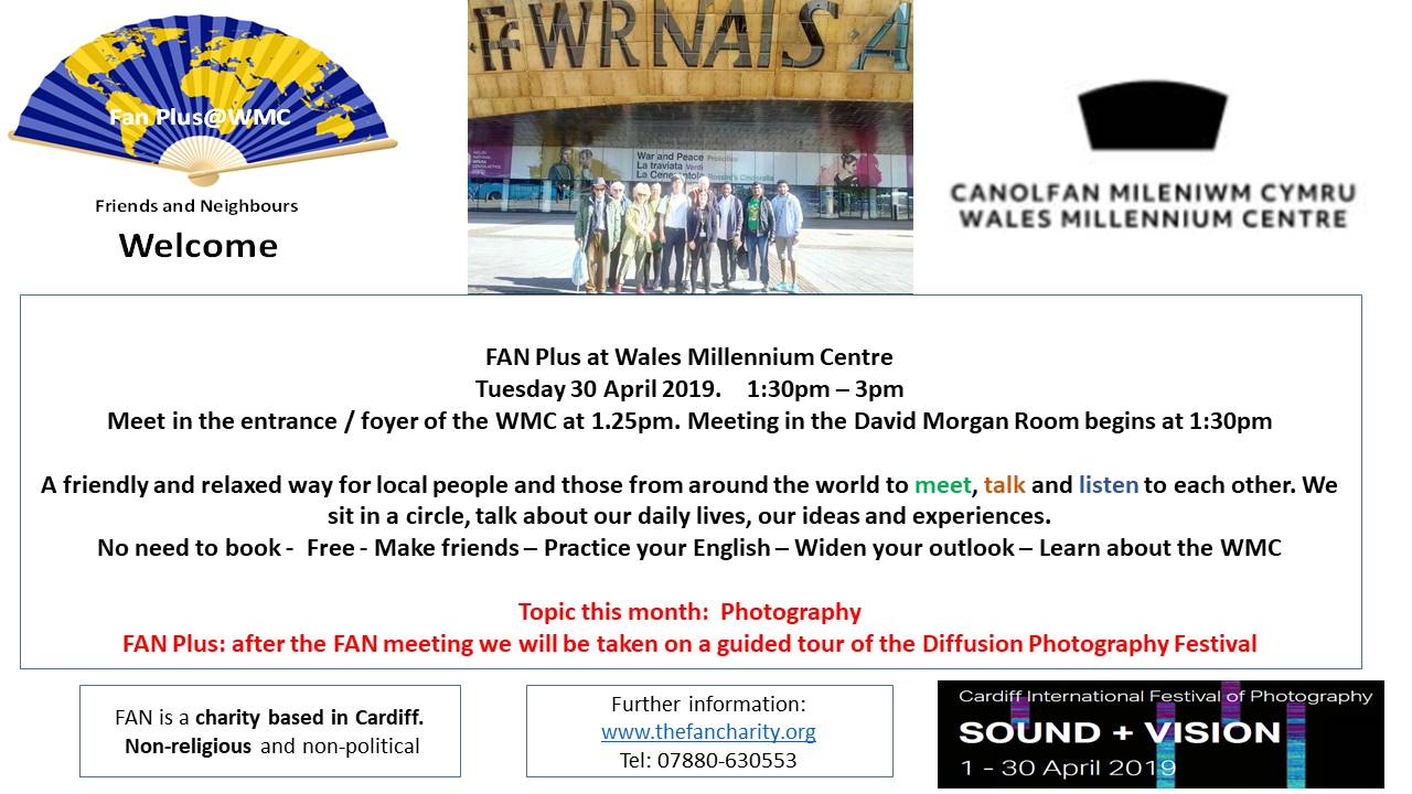 FAN Plus at the Wales Millennium Centre 30.4.19